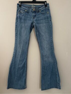 Old Navy The Diva Light Low Rise Boot Cut Festival Western Cowgirl Jeans Size 0